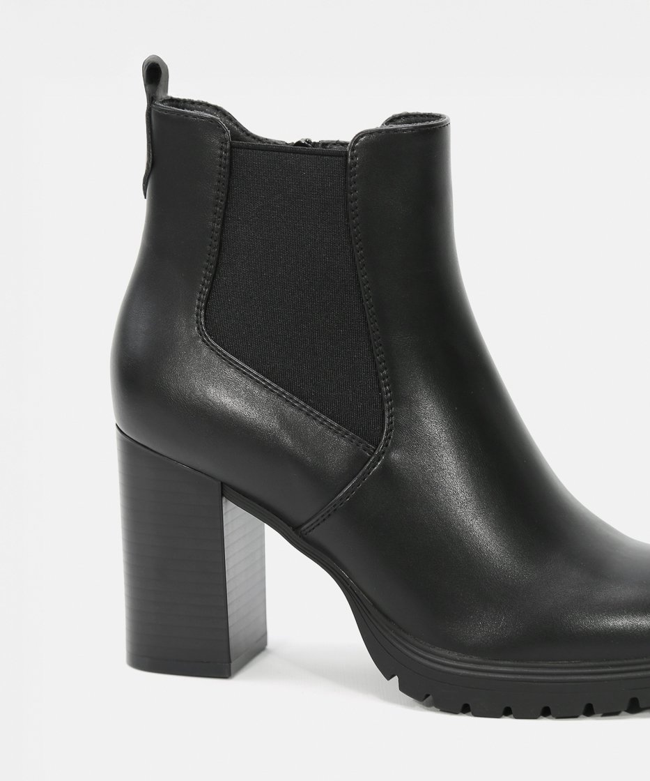 Botines tacón chelsea image number null